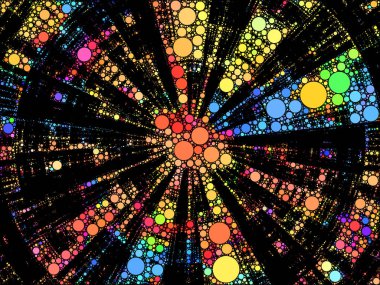 Radyal desen arka plan