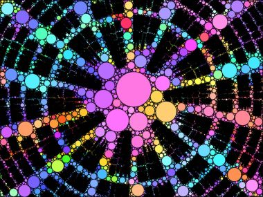 Radyal desen arka plan