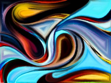 soyut eğrileri arka plan