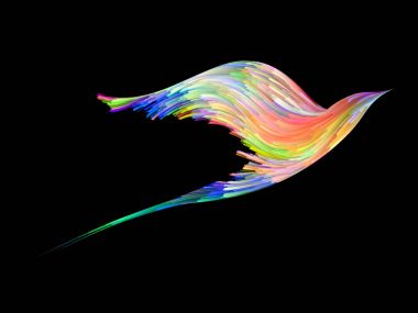 Uçan renkleri arka plan