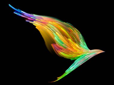 Uçan renkleri arka plan