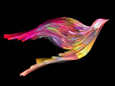 Uçan renkleri arka plan