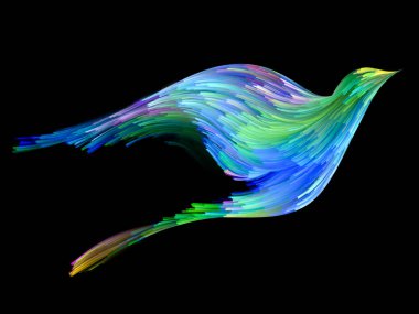 Uçan renkleri arka plan