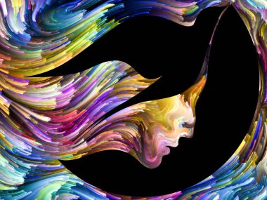 Yaratıcılık arka plan avuç