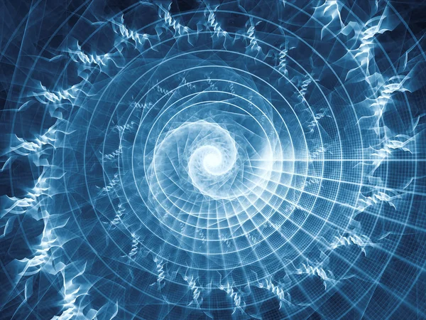 Visualización del patrón espiral — Foto de Stock