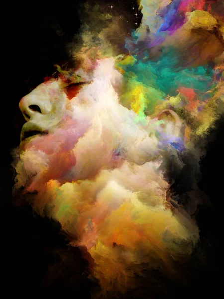 Kleuren van geest concept — Stockfoto