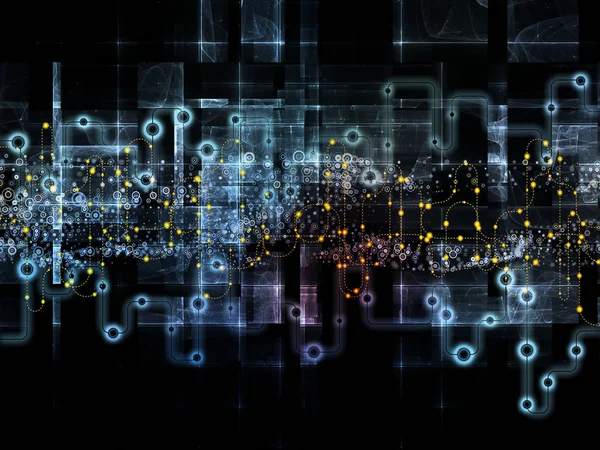 Magia de las transferencias de datos —  Fotos de Stock