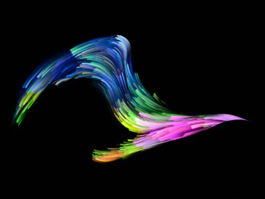 Kuş ve renk arka plan