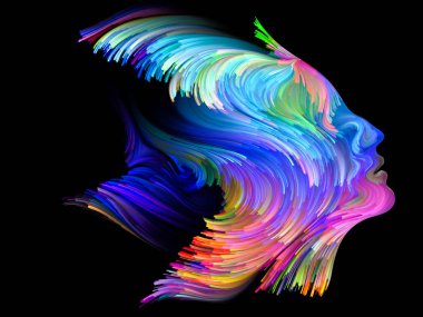 Hayal gücü arka plan sıçrama