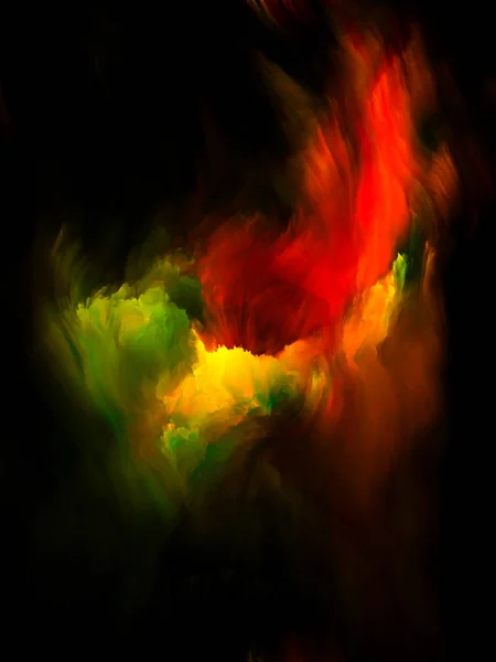 Cepillo fractal vibrante — Foto de Stock