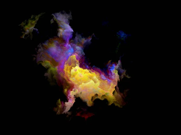 Colorful Fractal Cloud Particle