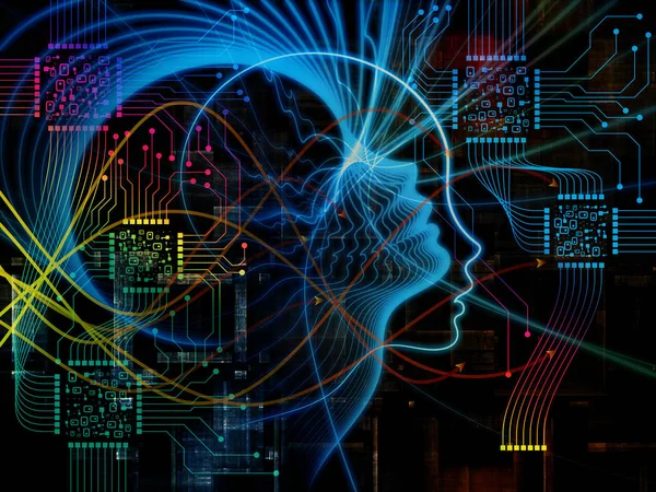 Machine Consciousness Design — Stock Photo, Image