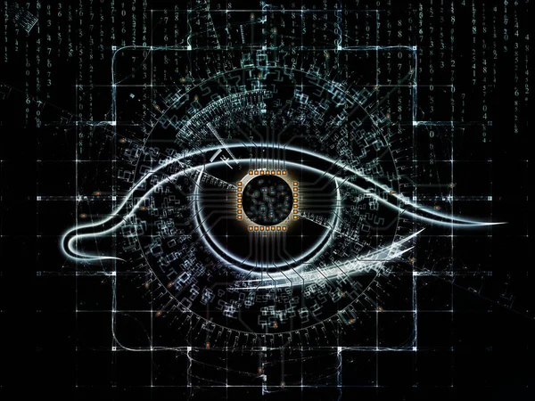 Digital Eye background — Stock Photo, Image
