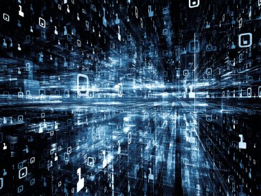 Dijital dünya ışıkları