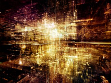 Dijital dünya ışıkları