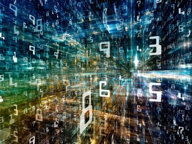 Dijital dünya ışıkları