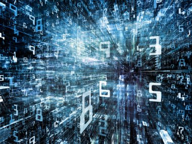 Dijital dünya ışıkları