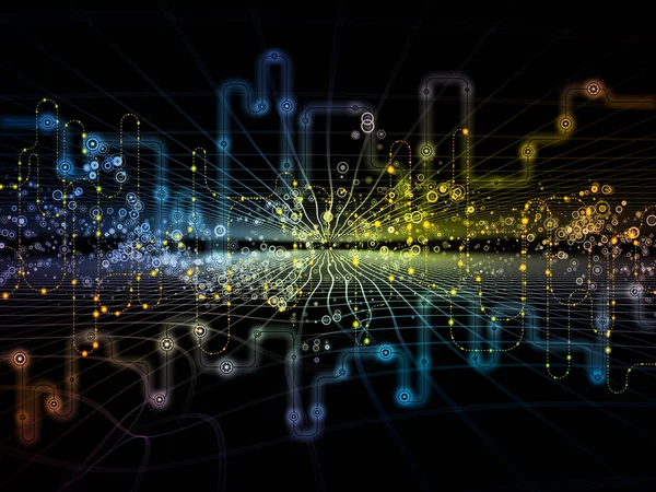 Elegancia de las transferencias de datos —  Fotos de Stock