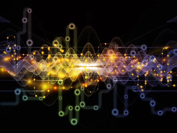 Propagación de transferencias de datos — Foto de Stock