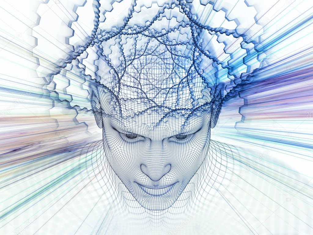Computing Mind concept