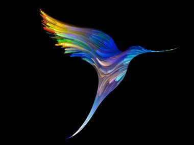 Uçan renkleri arka plan