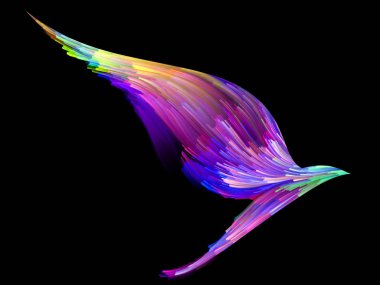 Uçan renkleri arka plan