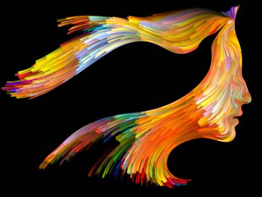 Renkli hayal arka plan