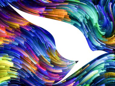 Uçan renkleri arka plan