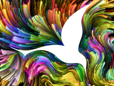 Uçan renkleri arka plan