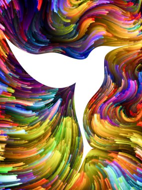 Uçan renkleri arka plan