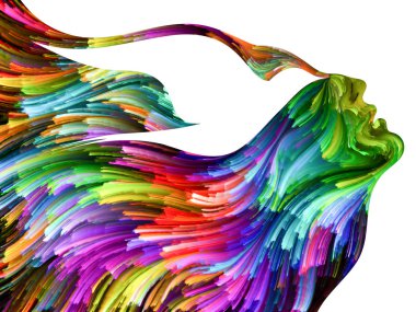 Yaratıcılık arka planını unfolding