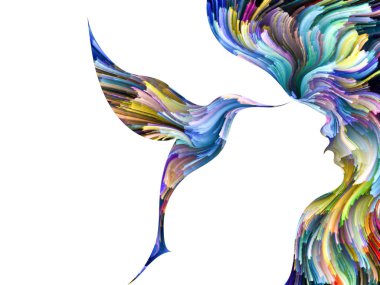 Yanılsama yaratıcılık arka plan