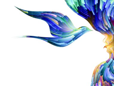 Şekilde yaratıcılık arka plan