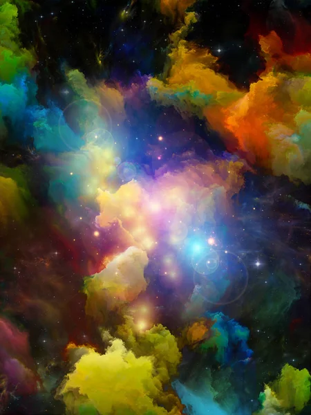 Εννοιολογικού χρωματικού χώρου — Φωτογραφία Αρχείου