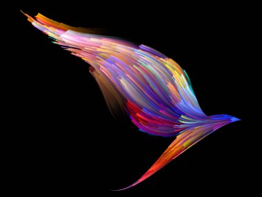 Uçan renkleri arka plan