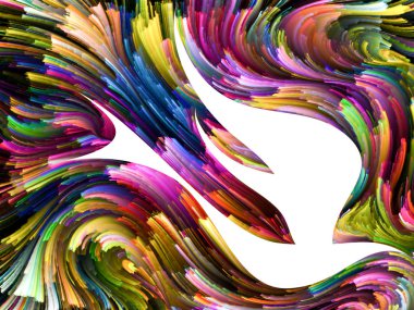 Kuş ve renk arka plan