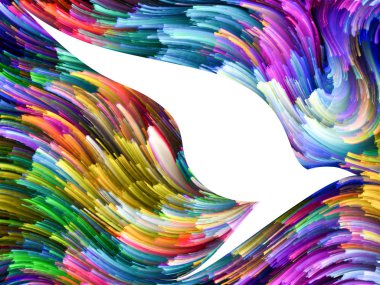 Kuş ve renk arka plan