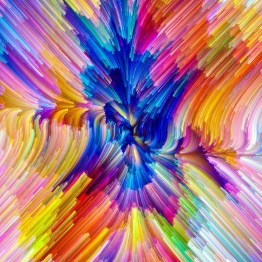 renkli ressam paleti