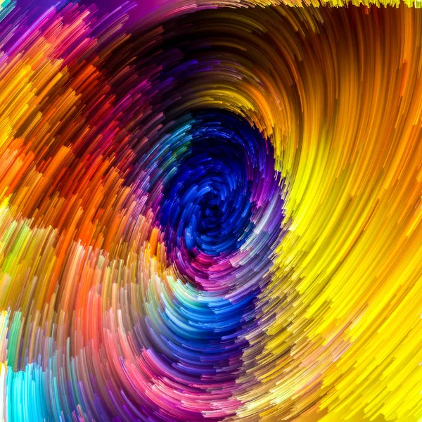 Unfolding of Vibrant Vortex — Stock Photo, Image