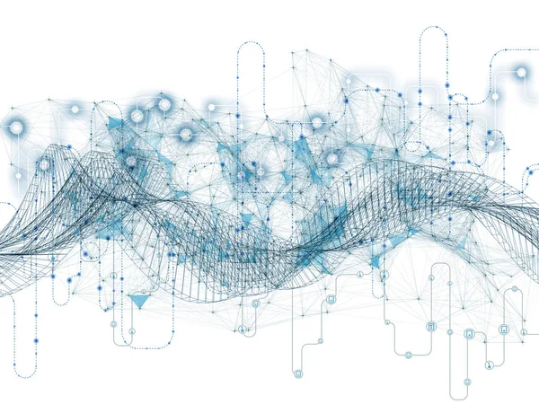 Conceptual Data Transfers — Stock Photo, Image