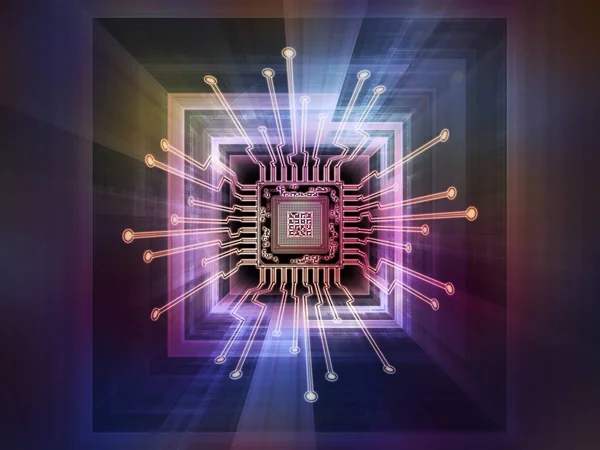 Speed of Digital Processor — Stock Photo, Image