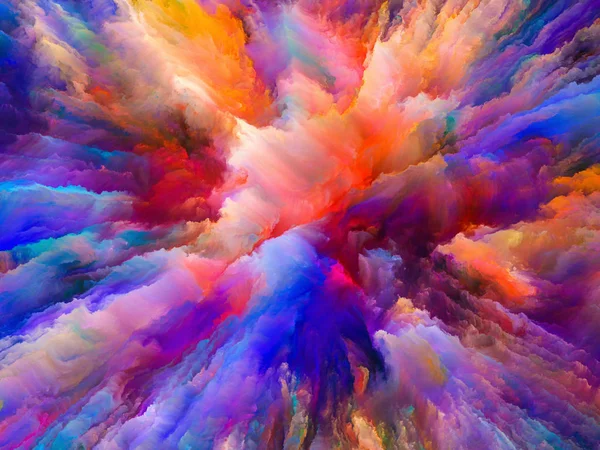 Energy of Surreal Paint — Stock Photo, Image