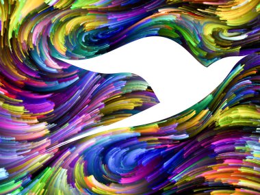 Uçan renkleri arka plan