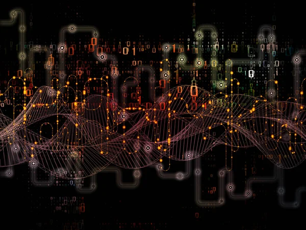 Virtualización de las transferencias de datos —  Fotos de Stock