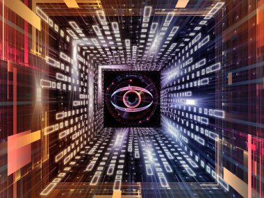 Gözlem gerçeklik arka plan