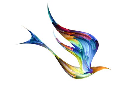 Uçan renkleri arka plan