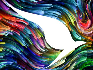 Uçan renkleri arka plan