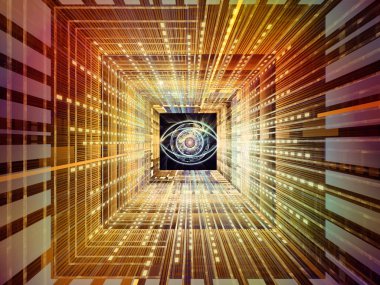 Gözlem gerçeklik arka plan