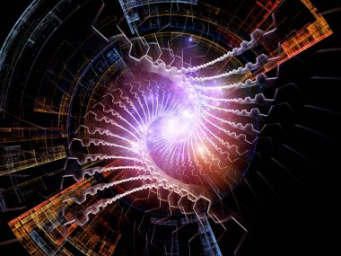 Radyal fraktal doku işleme