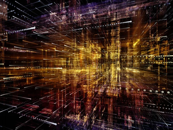 Dijital dünya ışıkları